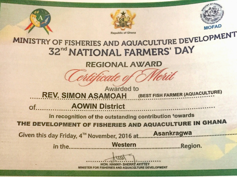 Best Fish Farmer Award